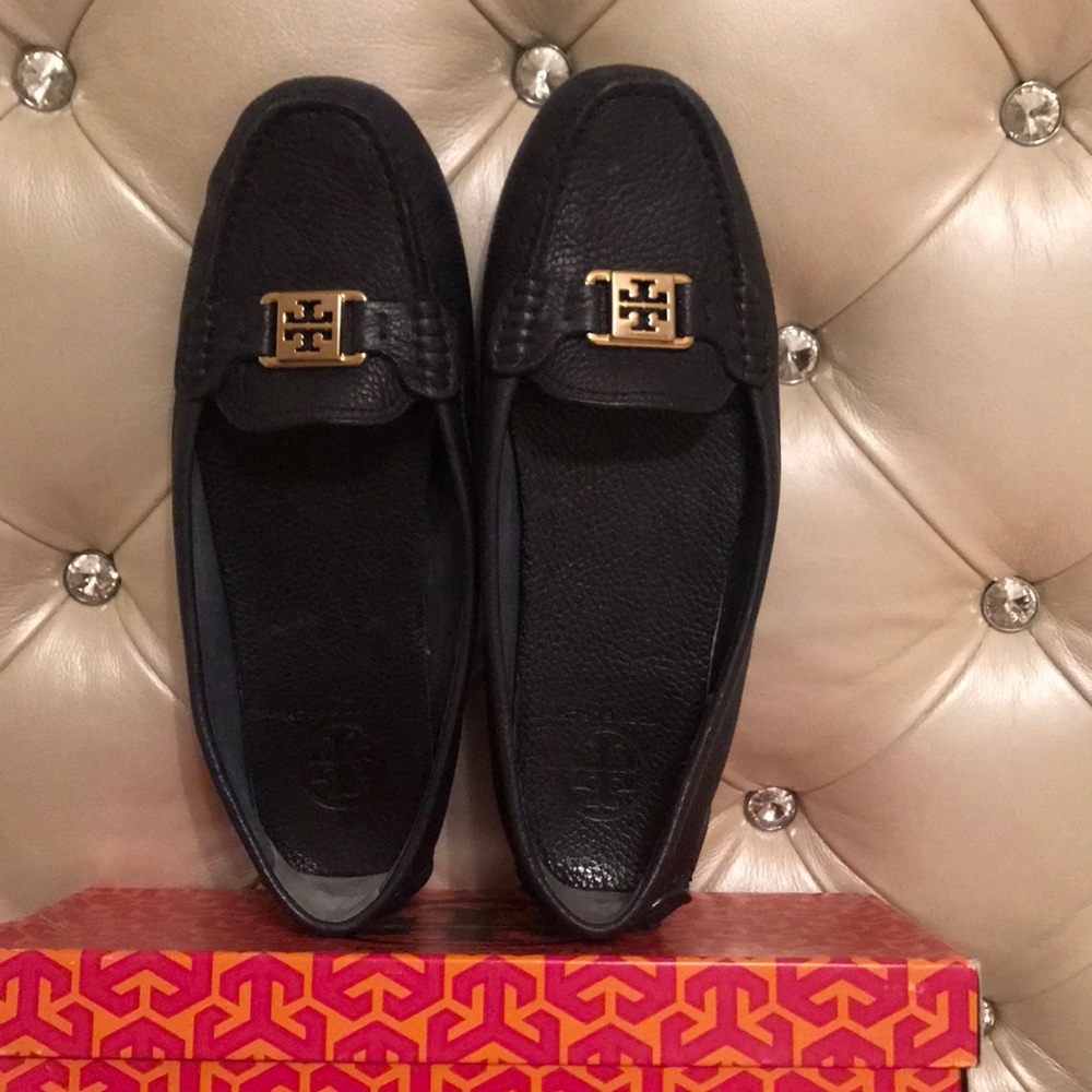 Tory Burch Navy Blue Driver Shoes